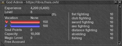 Signature for player God Admin